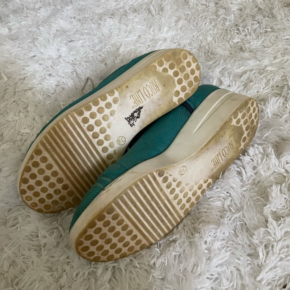 Ruco Line Leather Wedge Sneakers - Picture 5 of 5